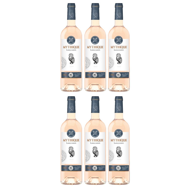 Mythique Languedoc Rosé Roséwein Wein Trocken Languedoc Frankreich (6 x 0,75l) - Versanel - Wein