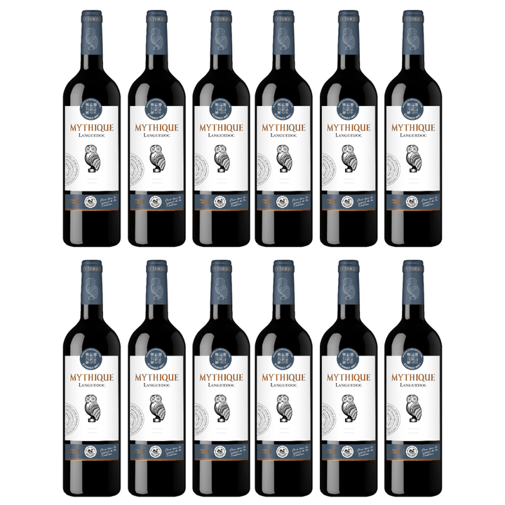Mythique Languedoc Rouge Rotwein Wein Trocken Languedoc Frankreich (12 x 0,75l) - Versanel - Wein