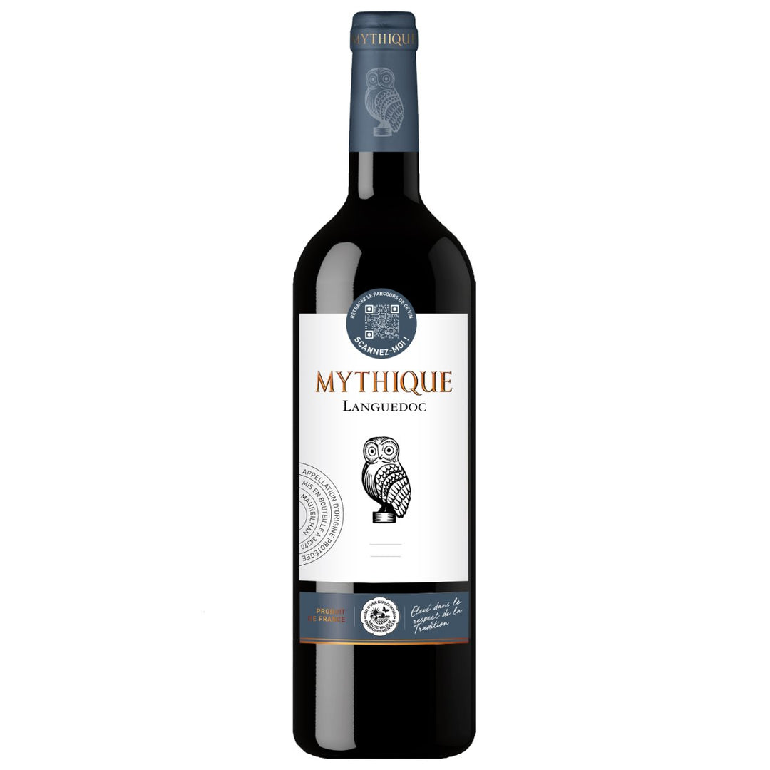 Mythique Languedoc Rouge Rotwein Wein Trocken Languedoc Frankreich (3 x 0,75l) - Versanel - Wein