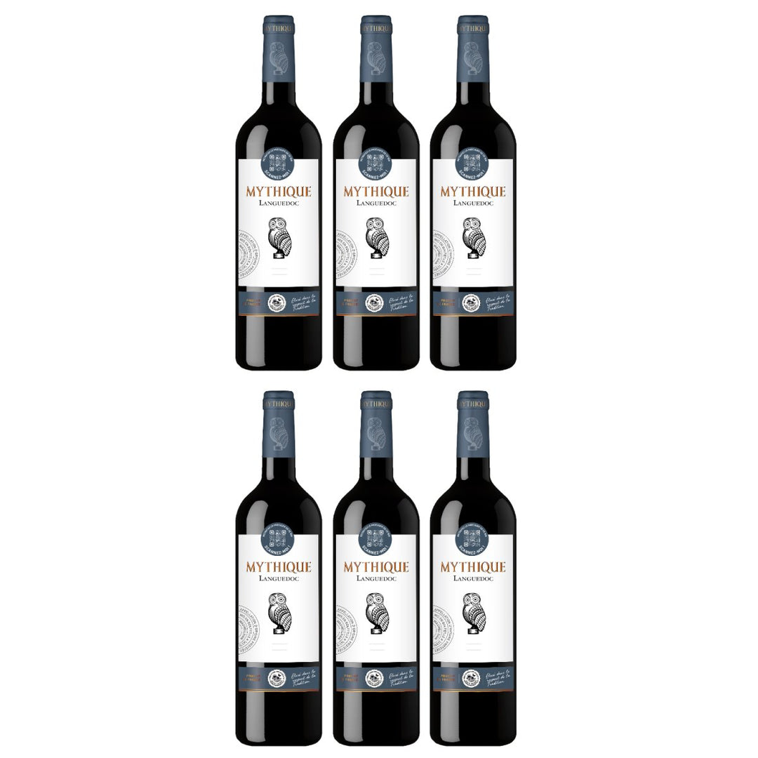 Mythique Languedoc Rouge Rotwein Wein Trocken Languedoc Frankreich (6 x 0,75l) - Versanel - Wein