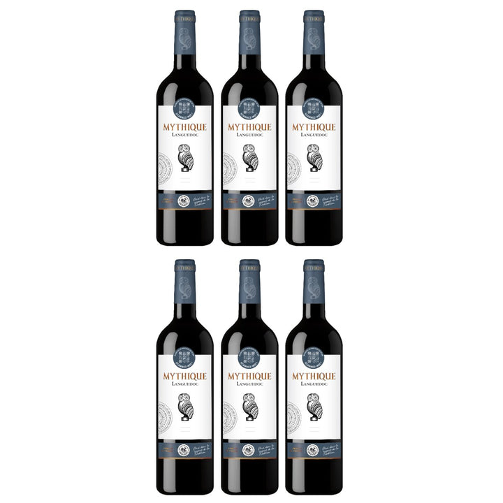 Mythique Languedoc Rouge Rotwein Wein Trocken Languedoc Frankreich (6 x 0,75l) - Versanel - Wein