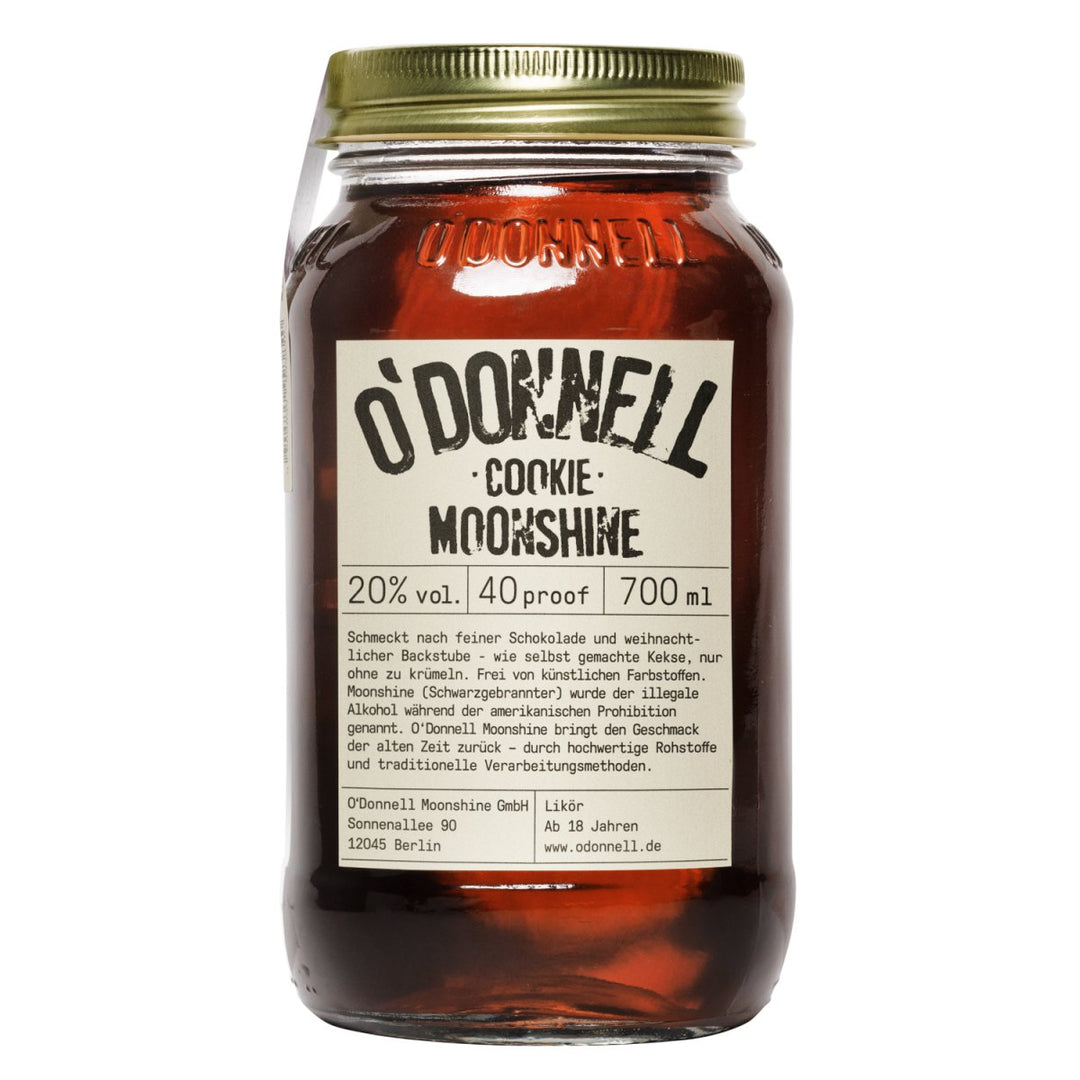 O'Donnell Moonshine Cookie Vegan Likör Deutschland (3 x 0,7l) - Versanel - Spirituose