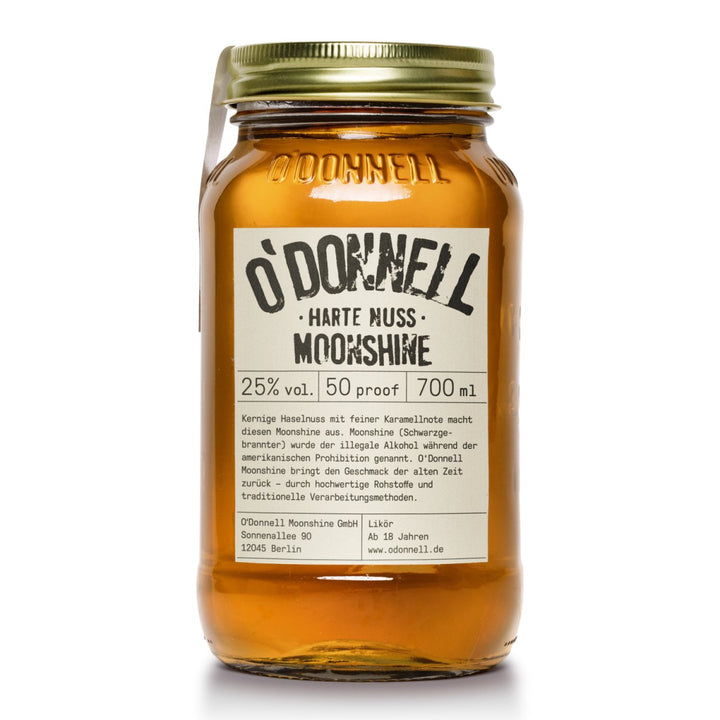 O'Donnell Moonshine Harte Nuss Vegan Likör Deutschland (6 x 0,7l) - Versanel - Spirituose