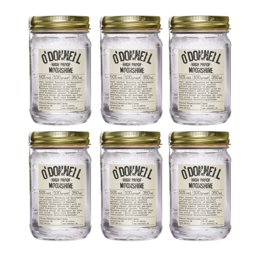 O'Donnell Moonshine High Proof Bio Vegan Likör Deutschland (6 x 0,35l) - Versanel - Spirituose
