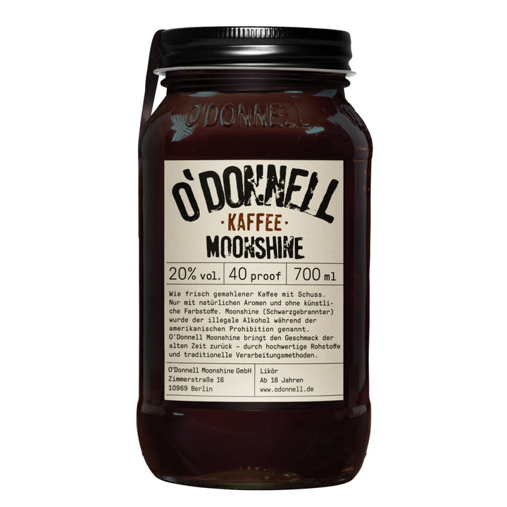 O'Donnell Moonshine Kaffee Vegan Likör Deutschland (3 x 0,7l) - Versanel - Spirituose