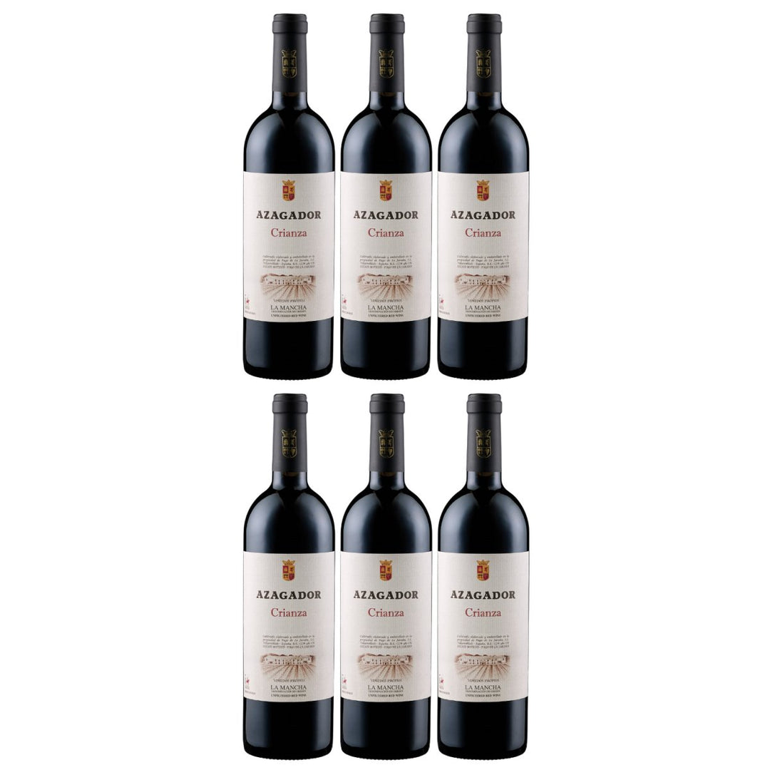 Pago de la Jaraba Azagador Crianza D.O. Rotwein Wein trocken Spanien (6 x 0.75l) - Versanel - Wein