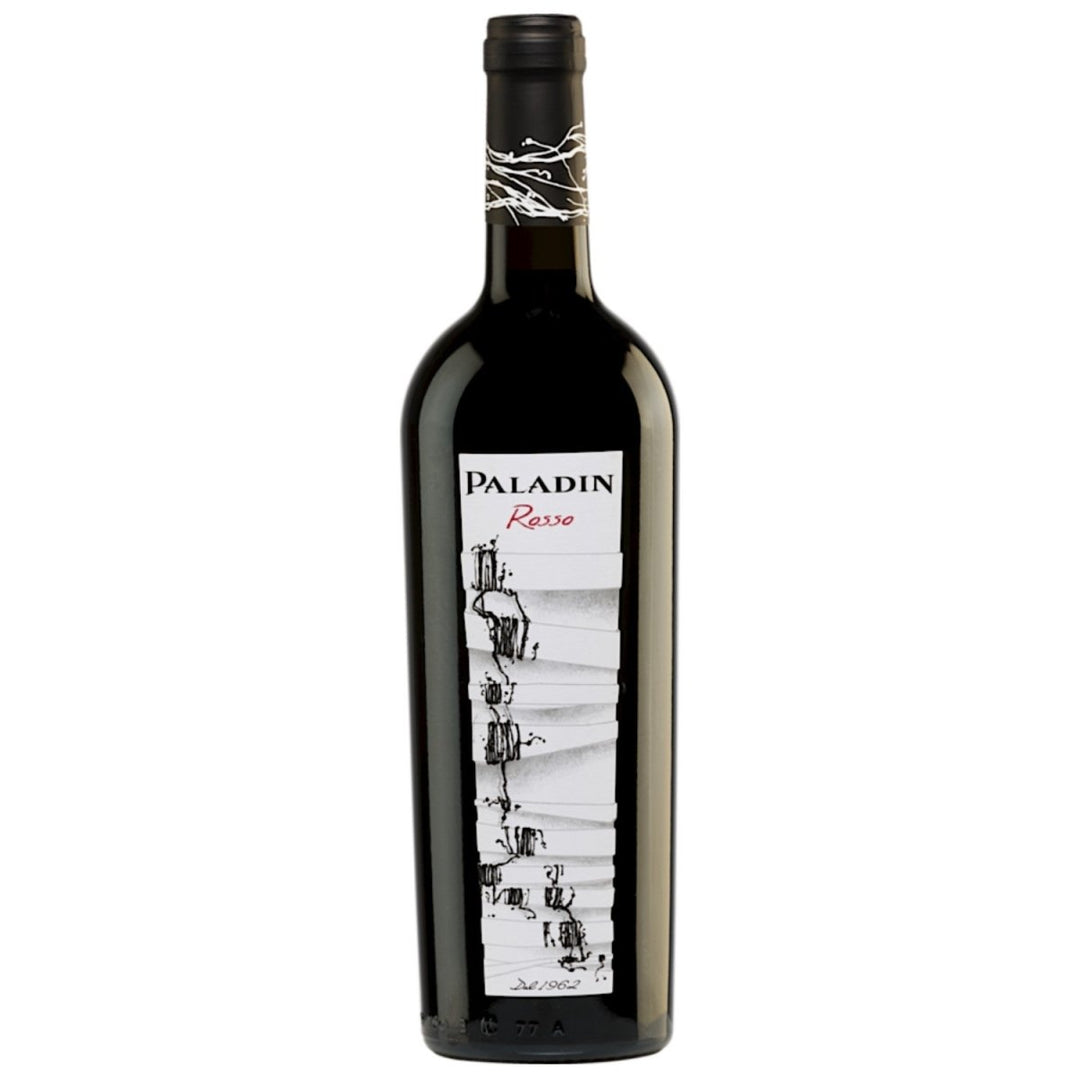 Paladin Paladin Rosso Halbtrocken Rotwein Vegan Italien (12 x 0,75 l) - Versanel - 