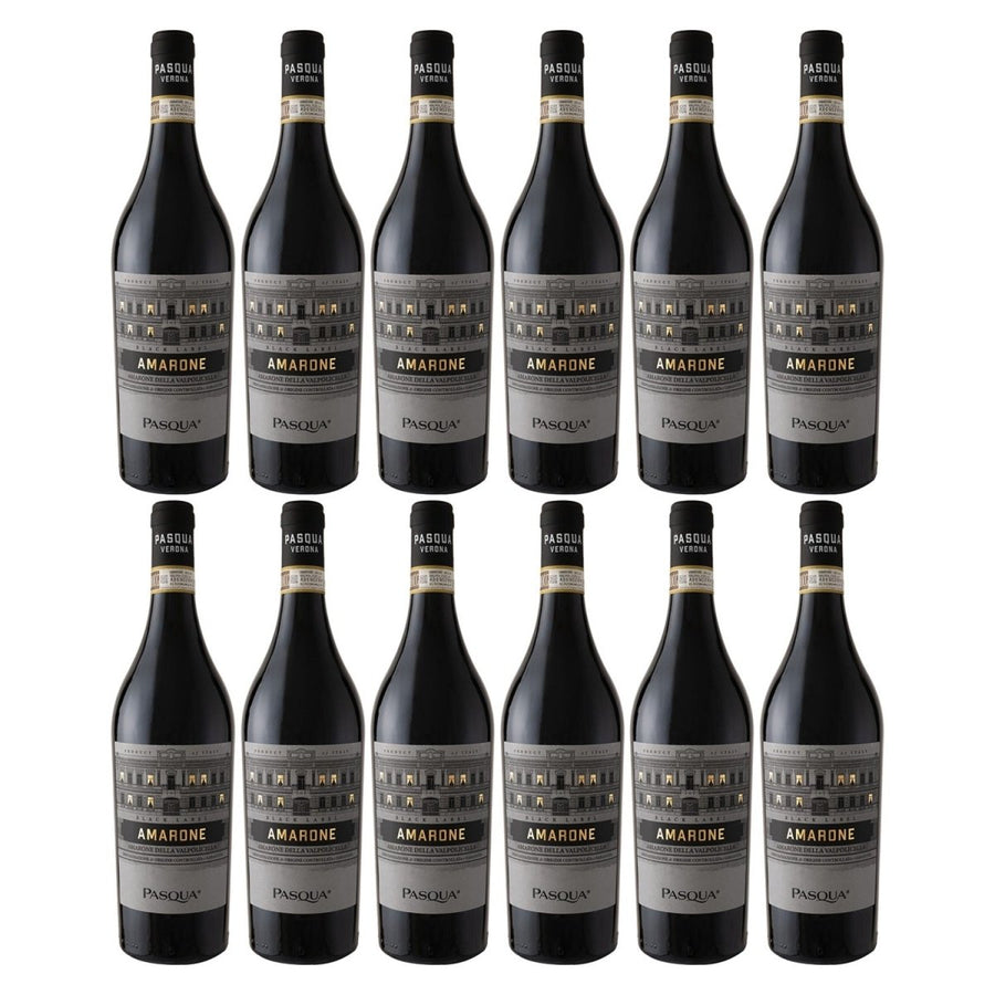 Pasqua Amarone della Valpolicella DOCG Blacklabel Rotwein Rot Trocken Italien (1 x 0,75l) - Versanel -
