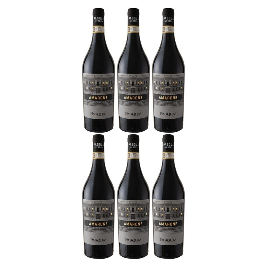 Pasqua Amarone della Valpolicella DOCG Blacklabel Rotwein Rot Trocken Italien (6 x 0,75l) - Versanel -