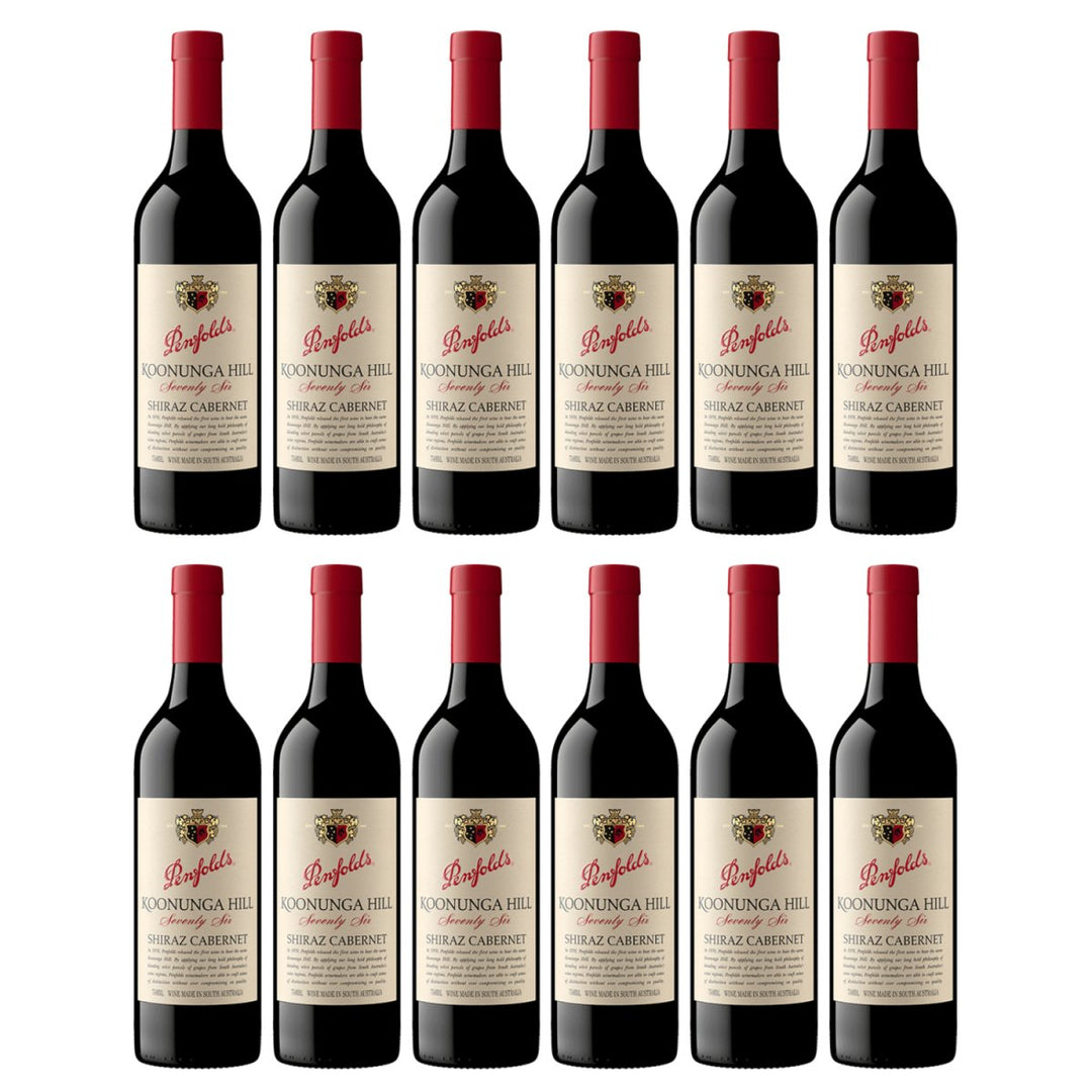 Penfolds Seventy Six Koonunga Hill Shiraz Cabernet Rotwein Rot Trocken Australien (12 x 0,75l JG 2017) - Versanel - 