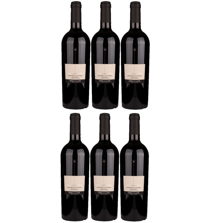 Piano del Cerro Aglianico del Vulture DOC Rotwein Rot trocken Italien inkl. FeinWert E - Book (6 x 0,75l) - Versanel - 