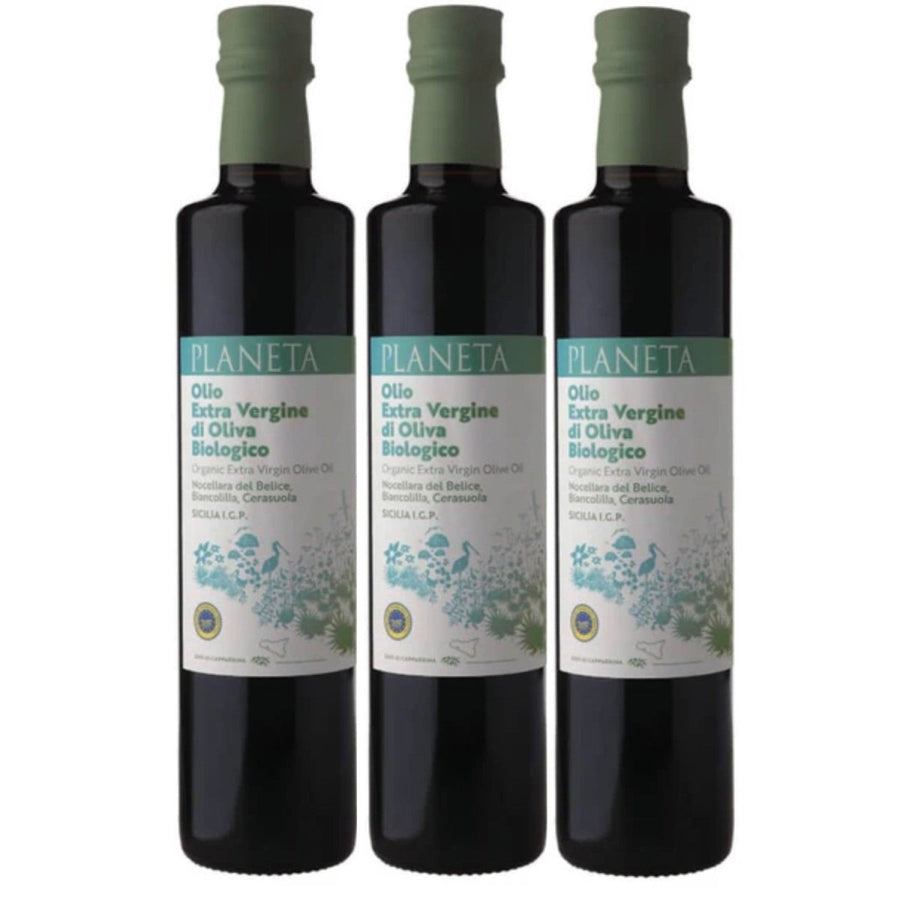 Planeta Natives Olivenöl extra Sicilia I.G.P Kaltgepresst (3 x 0,5l) - Versanel - 