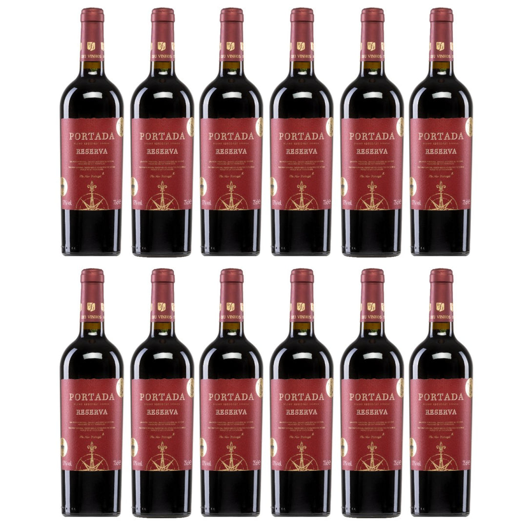 Portada Reserva Tinto DFJ Vinhos Rotwein Wein trocken Portugal (12 x 0,75l) - Versanel - 