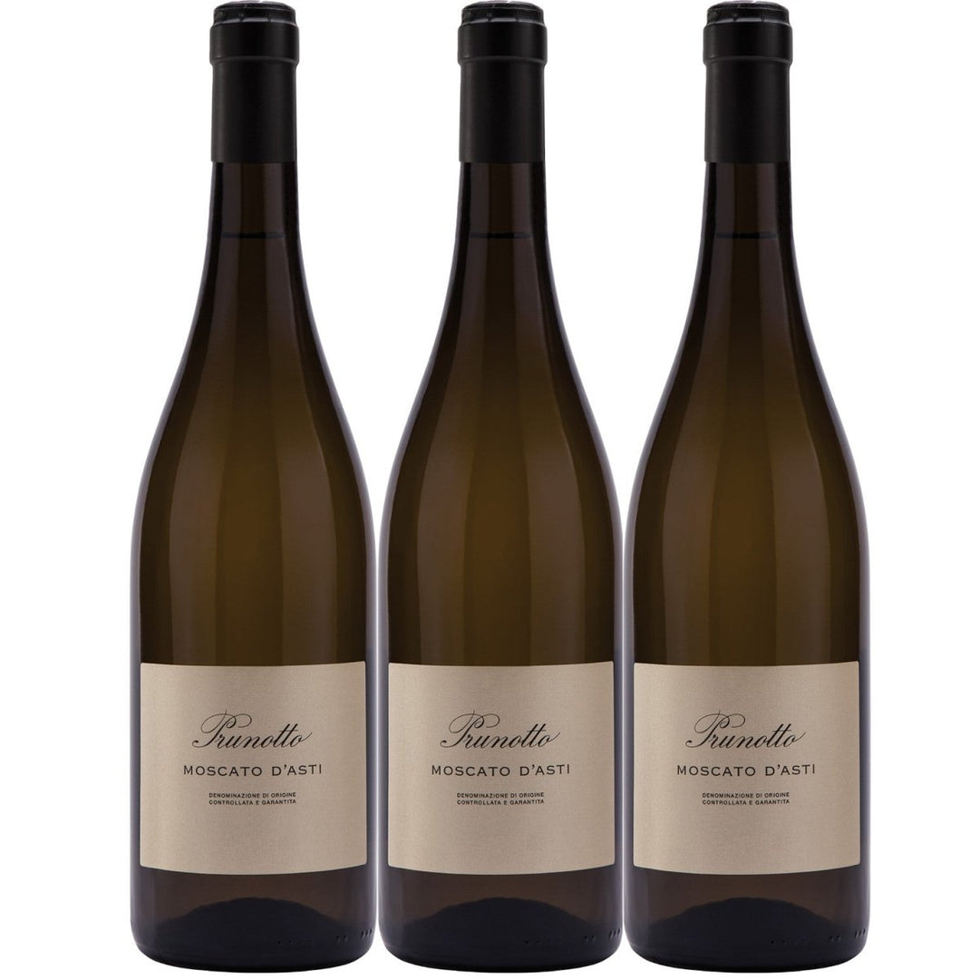 Prunotto Moscato d`Asti DOCG Weißwein Wein süß Italien (3 x 0,75l) - Versanel - 