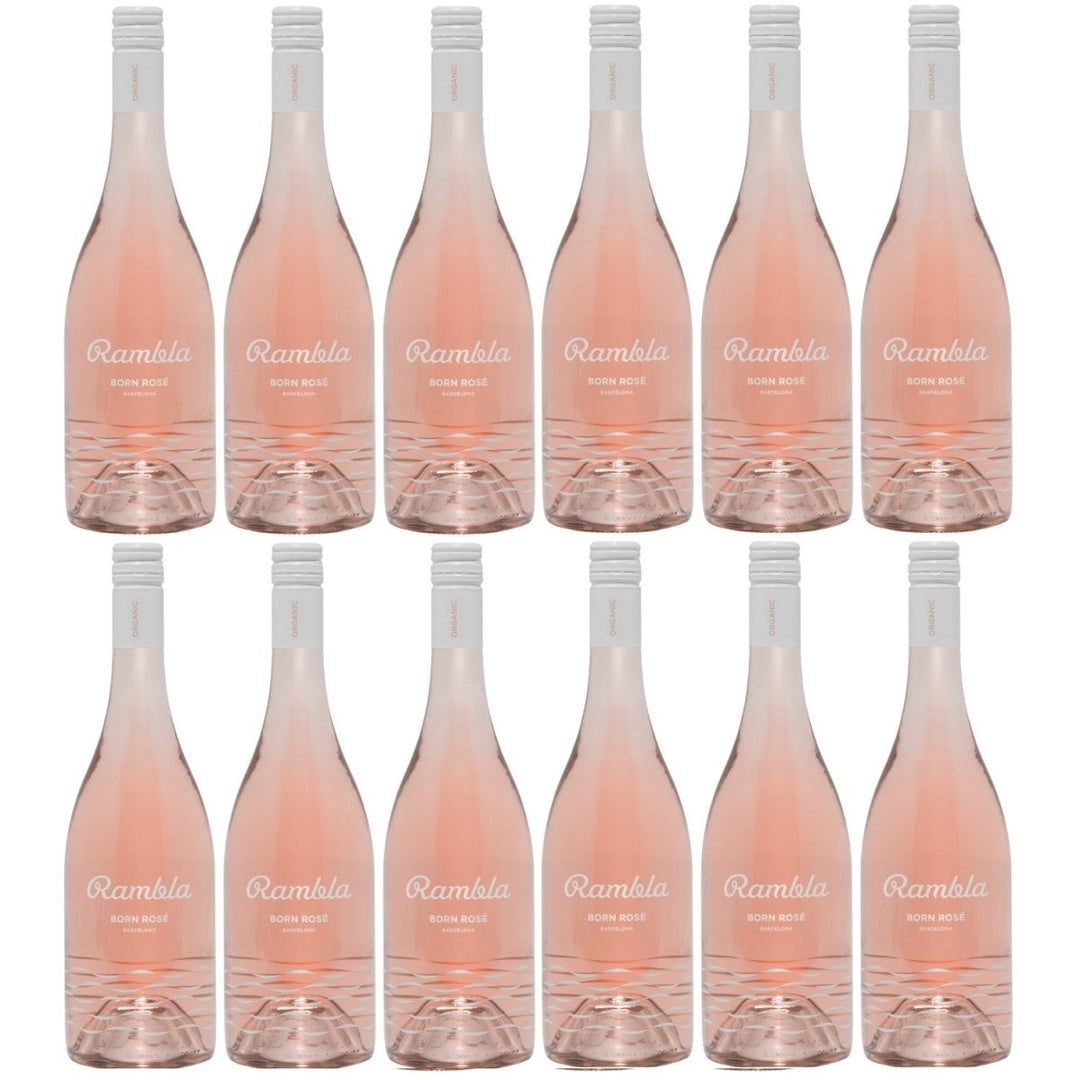 Rambla by Born Rosé Roséwein Bio Wein trocken Spanien (12 x 0,75l) - Versanel - 