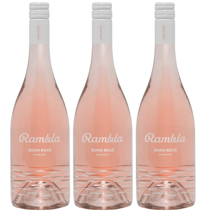 Rambla by Born Rosé Roséwein Bio Wein trocken Spanien (3 x 0,75l) - Versanel - 