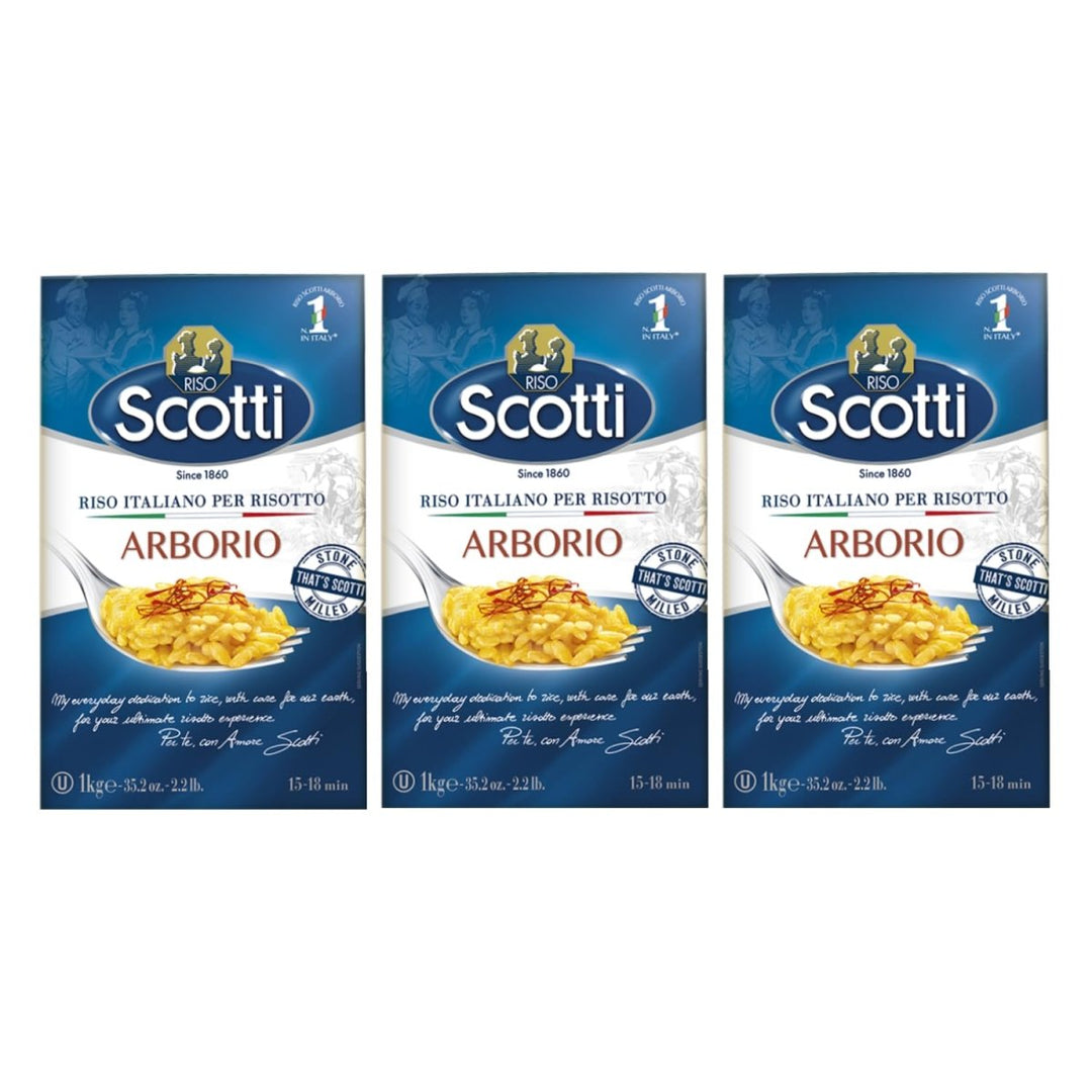 Riso Scotti Riso italiano Arborio - Reis Italien (3 x 1kg) - Versanel - 