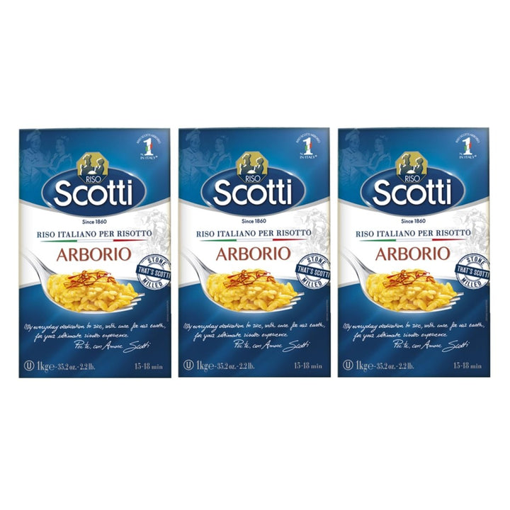 Riso Scotti Riso italiano Arborio - Reis Italien (3 x 1kg) - Versanel - 