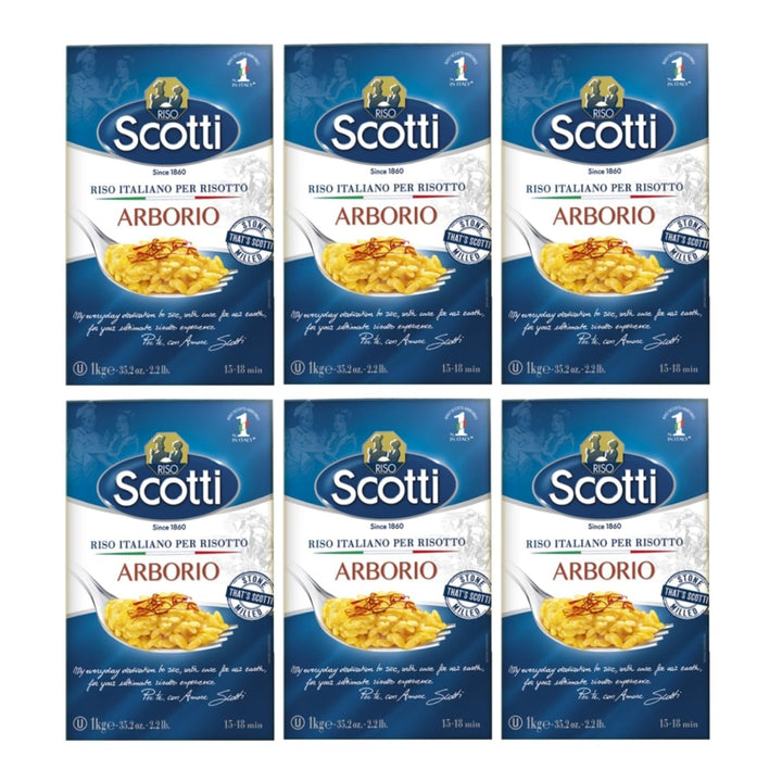 Riso Scotti Riso italiano Arborio - Reis Italien (6 x 1kg) - Versanel - 