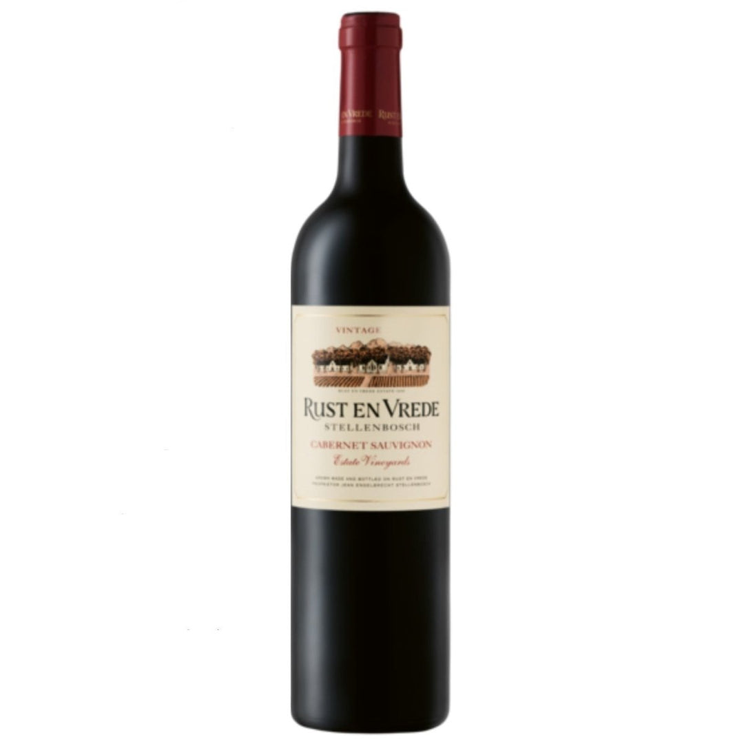 Rust en Vrede Estate Vineyards Cabernet Sauvignon Stellenbosch Rotwein Wein trocken Südafrika (12 x 0.75l) - Versanel - Wein