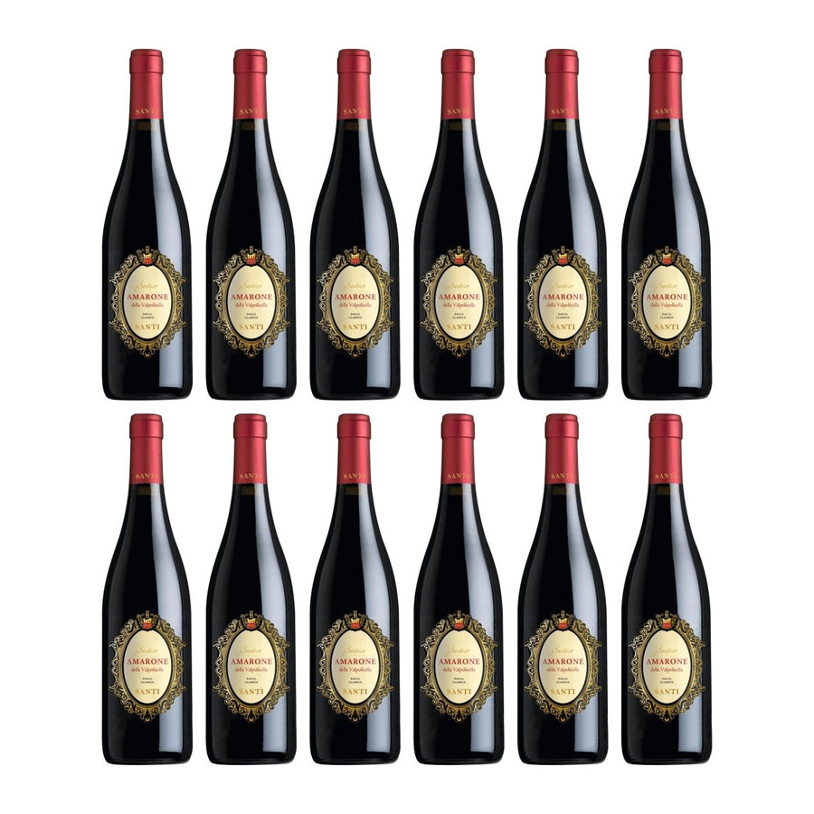 Santi Amarone DOCG Rotwein rot trocken Italien (12 x 0.75 l) - Versanel - 
