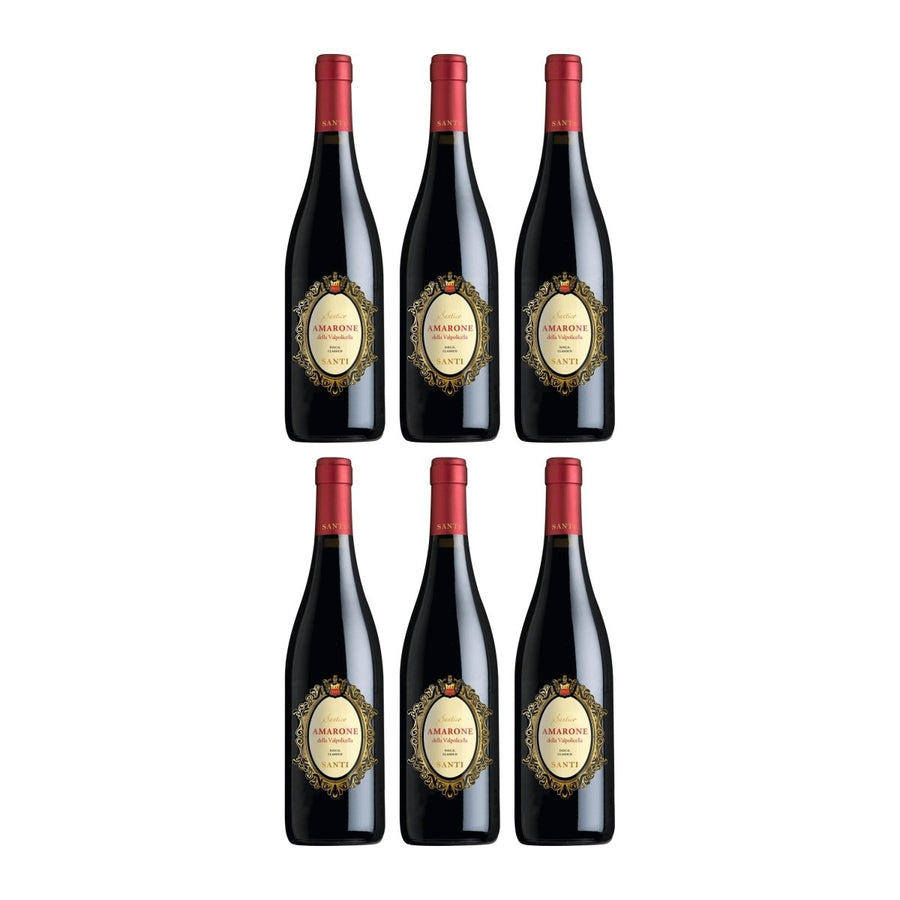 Santi Amarone DOCG Rotwein rot trocken Italien (6 x 0.75 l) - Versanel - 