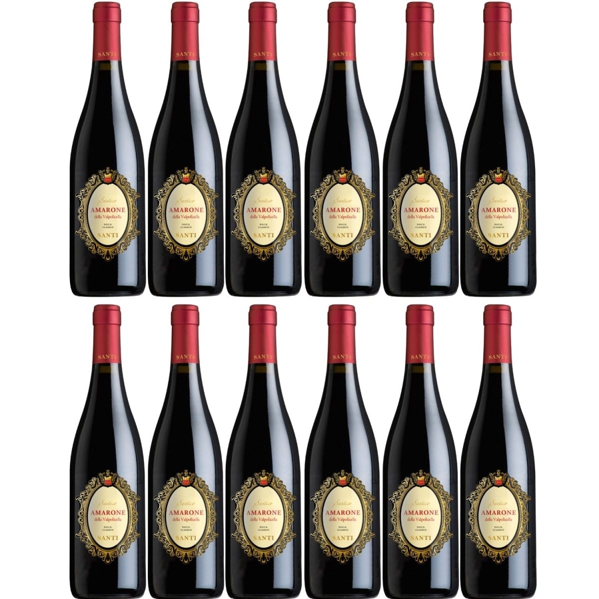 Santico Amarone della Valpolicella DOCG Rotwein Wein trocken Italien (12 x 0,75l) - Versanel -