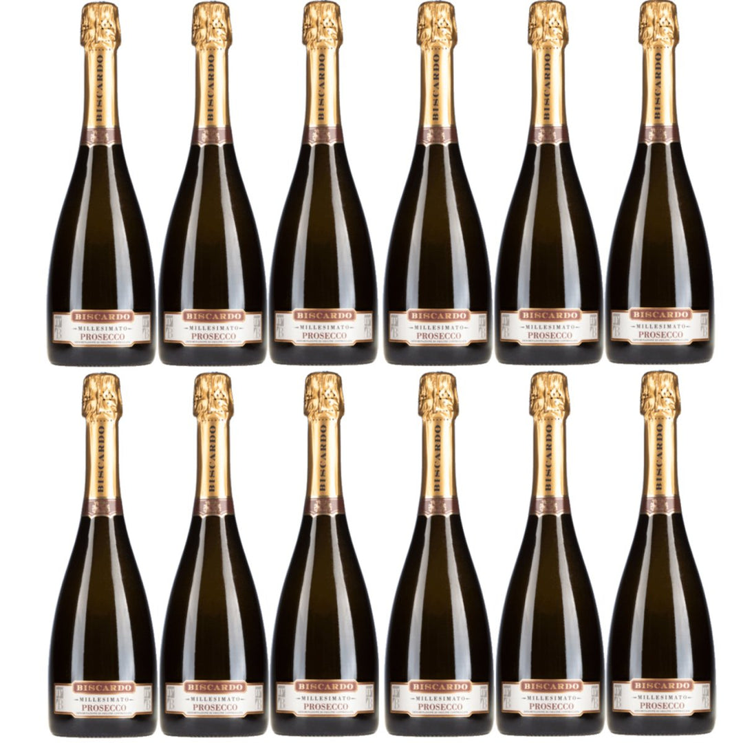Schaumwein Biscardo Spumante DOC Extra Trocken Veneto Italien (12 x 0,75l) - Versanel - 
