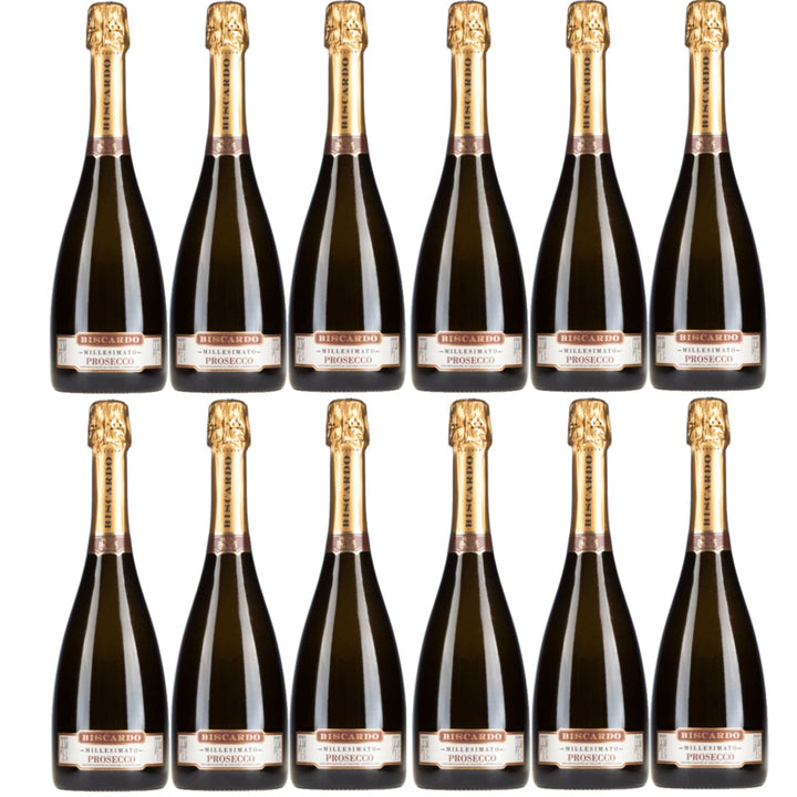 Schaumwein Biscardo Spumante DOC Extra Trocken Veneto Italien (12 x 0,75l) - Versanel - 
