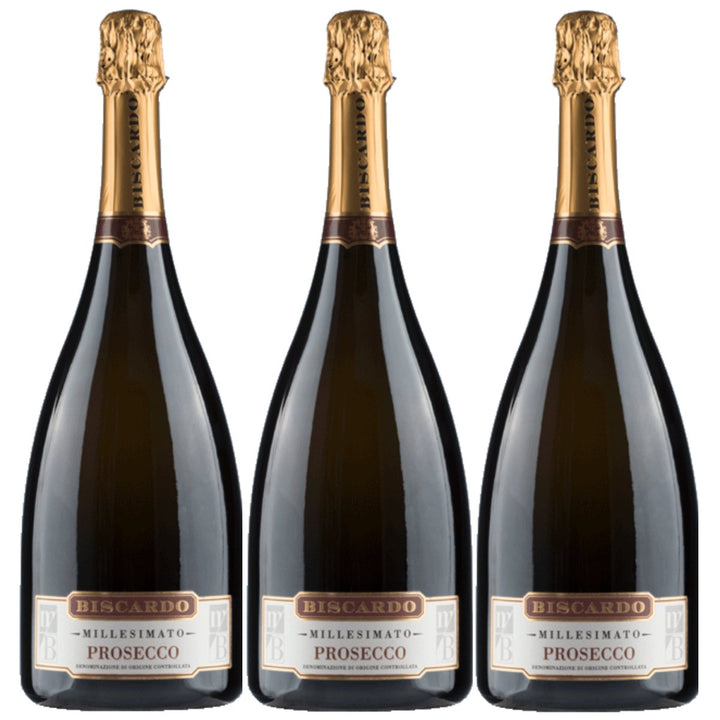 Schaumwein Biscardo Spumante DOC MAGNUM Veneto Italien (3 x 1,5l) - Versanel - 