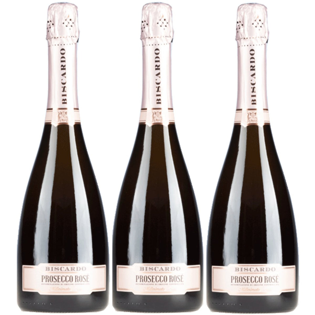 Schaumwein Rosato Biscardo Spumante DOC Veneto Italien (3 x 0,75l) - Versanel - 