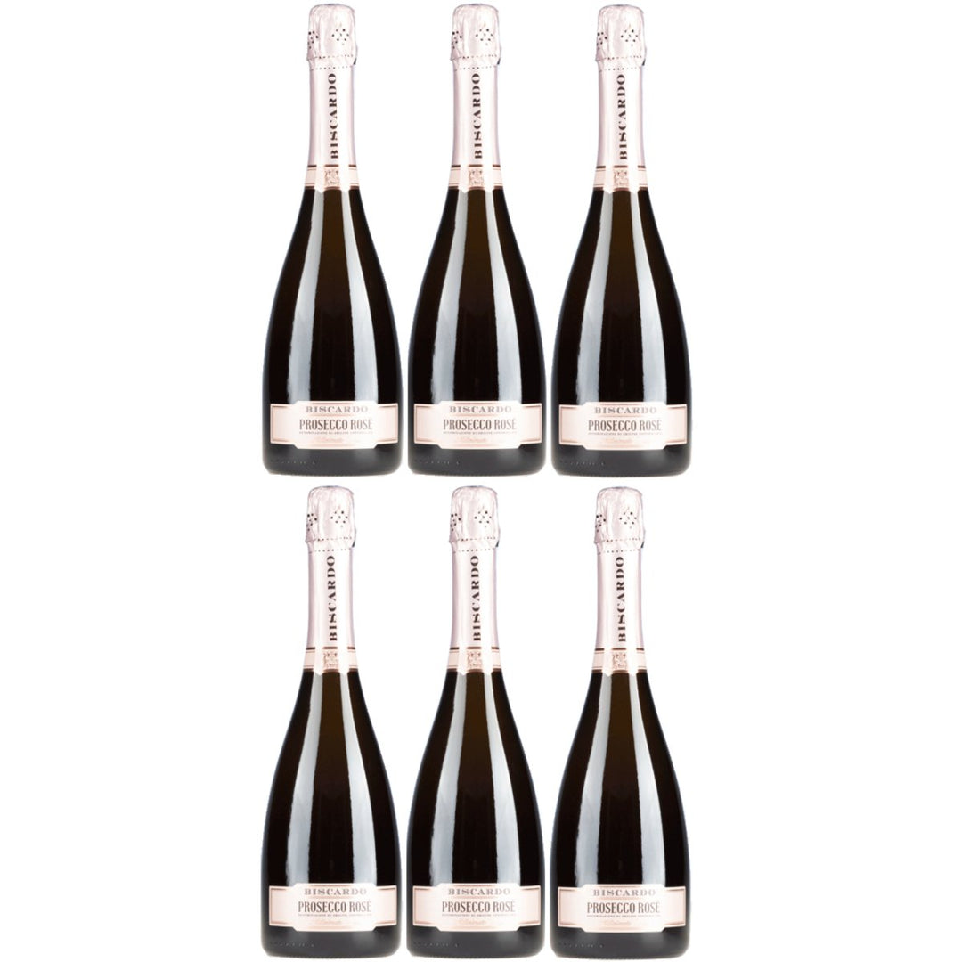 Schaumwein Rosato Biscardo Spumante DOC Veneto Italien (6 x 0,75l) - Versanel - 