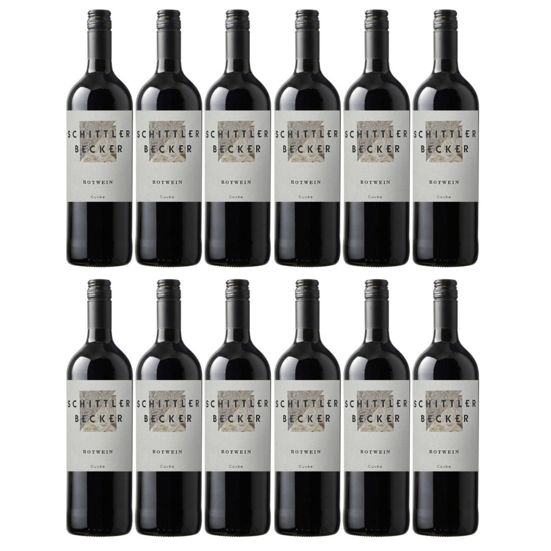 Schittler - Becker Rotwein Cuvée Rotwein süß Deutschland 1,0 Liter (12 x 1 l) - Versanel - 