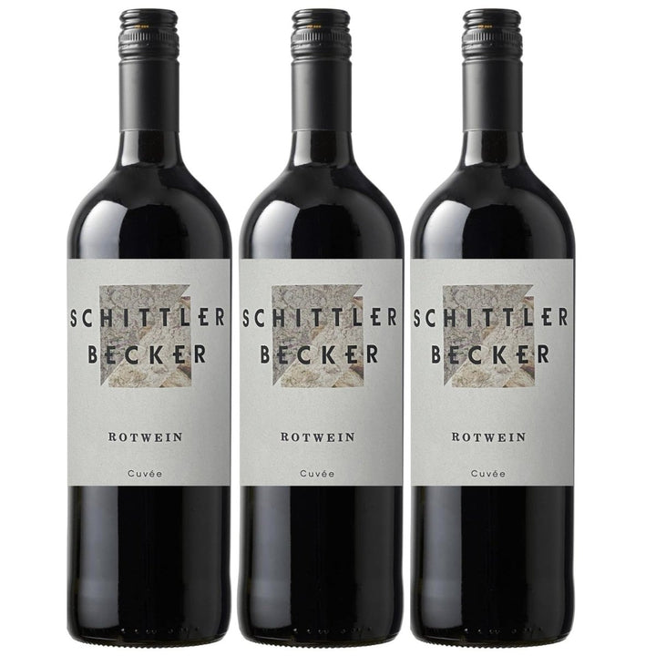 Schittler - Becker Rotwein Cuvée Rotwein süß Deutschland 1,0 Liter (3 x 1 l) - Versanel - 