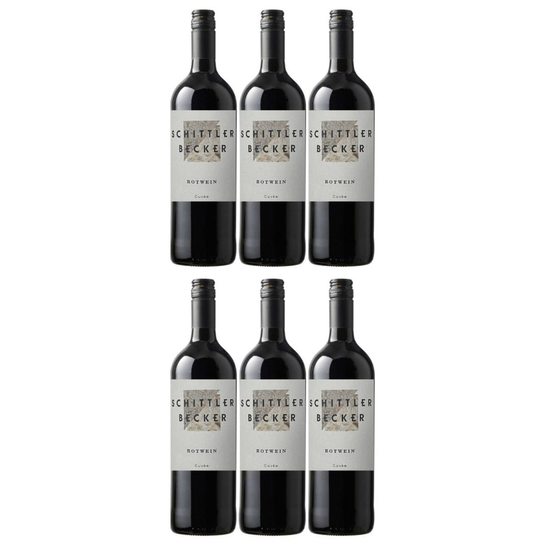 Schittler - Becker Rotwein Cuvée Rotwein süß Deutschland 1,0 Liter (6 x 1 l) - Versanel - 