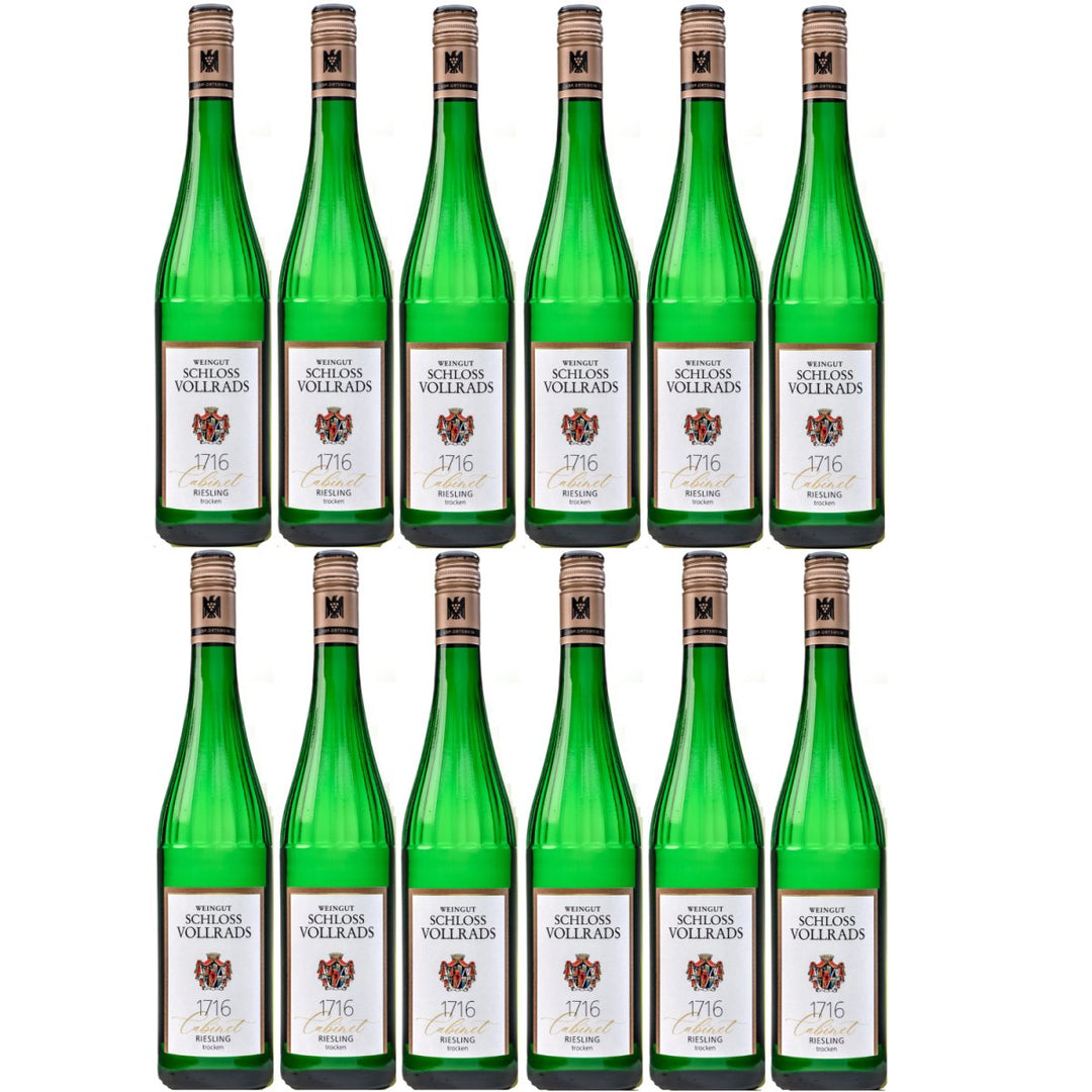 Schloss Vollrads "1716 Cabinet" trocken Riesling VDP. ORTSWEIN trocken Weißwein Deutschland (12 x 0,75l) - Versanel - 