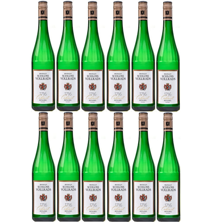Schloss Vollrads "1716 Cabinet" trocken Riesling VDP. ORTSWEIN trocken Weißwein Deutschland (12 x 0,75l) - Versanel - 