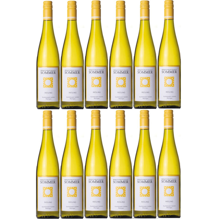 Schloss Vollrads Sommer trocken Weißwein Bio Deutschland Riesling (12 x 0,75l) - Versanel - 