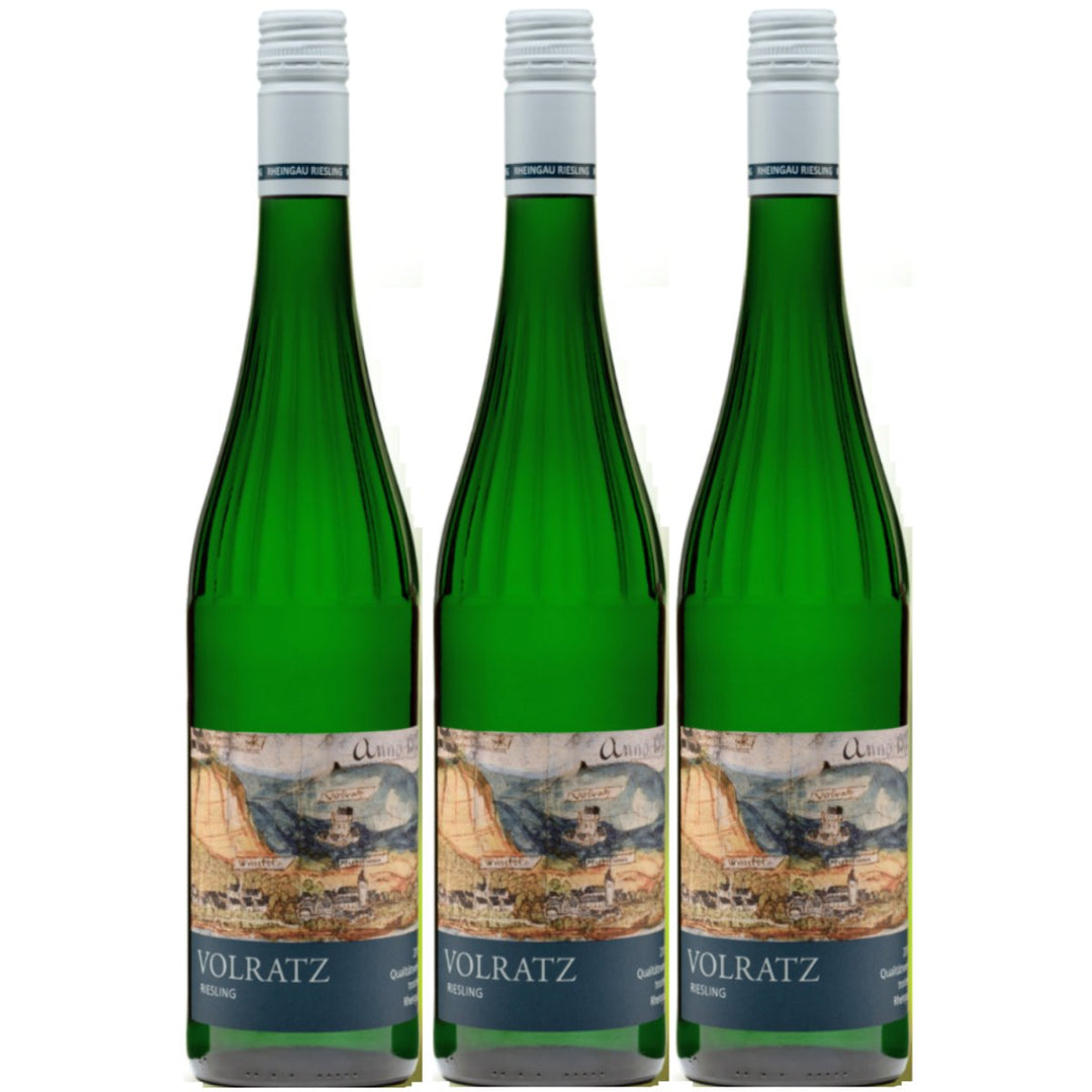 Schloss Vollrads Volratz trocken Weißwein Bio Riesling Deutschland (3 x 0,75l) - Versanel - 