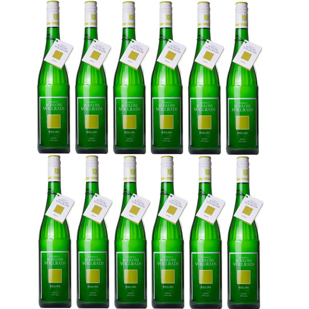 Schloss Vollrads Wgt. "Edition" Riesling VDP. GUTSWEIN feinherb Weißwein Bio Deutschland (12 x 0,75l) - Versanel - 