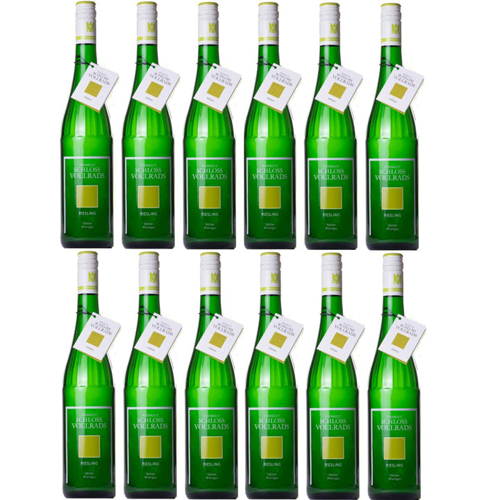 Schloss Vollrads Wgt. "Edition" Riesling VDP. GUTSWEIN feinherb Weißwein Bio Deutschland (12 x 0,75l) - Versanel - 