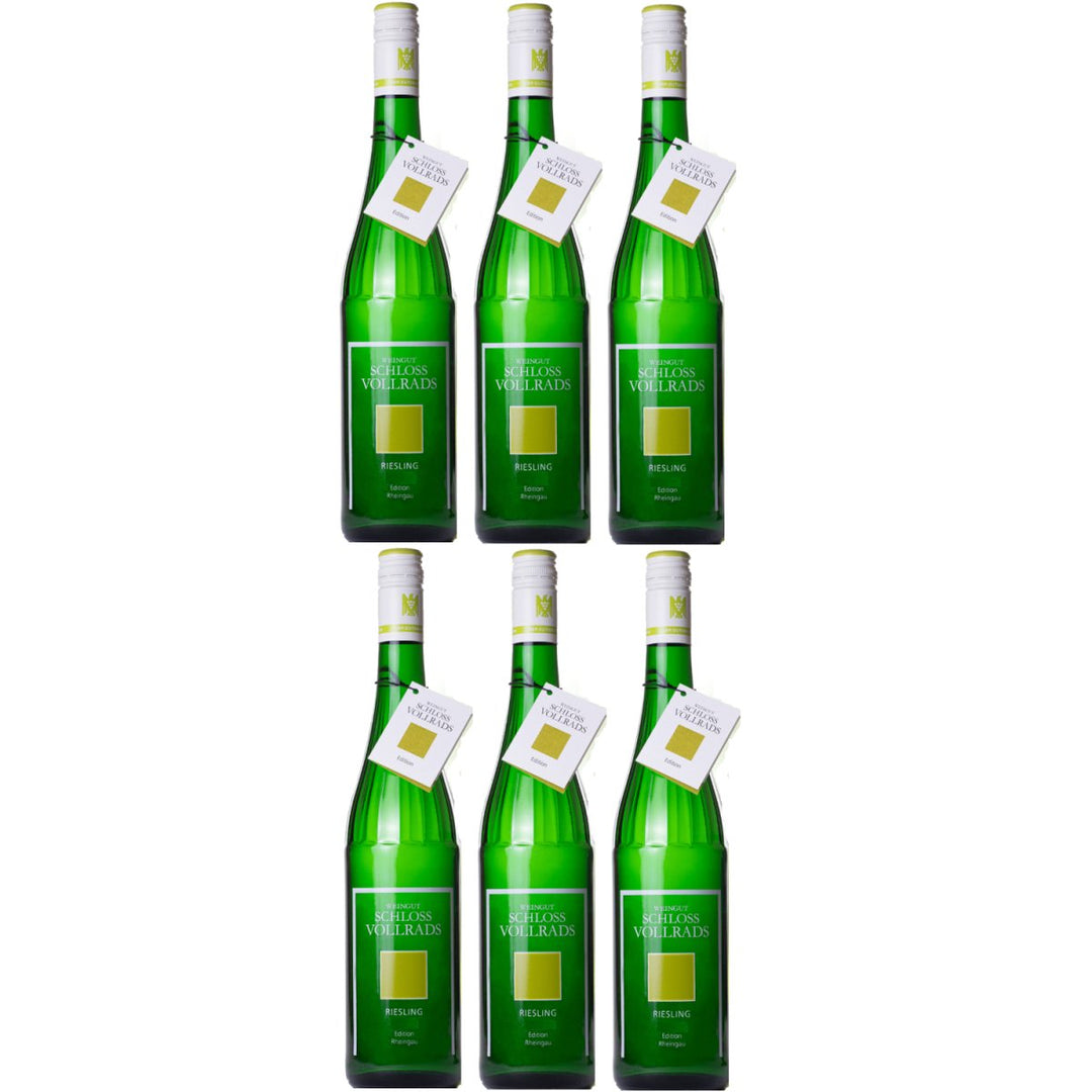 Schloss Vollrads Wgt. "Edition" Riesling VDP. GUTSWEIN feinherb Weißwein Bio Deutschland (6 x 0,75l) - Versanel - 