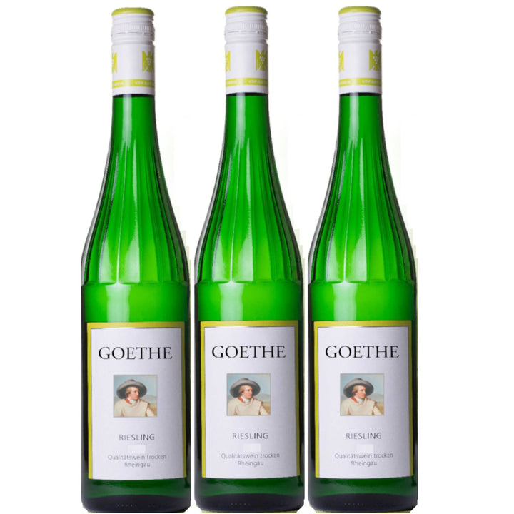 Schloss Vollrads Wgt. "Goethe" Riesling VDP. GUTSWEIN trocken Weißwein BIO Deutschland (3 x 0,75l) - Versanel - 