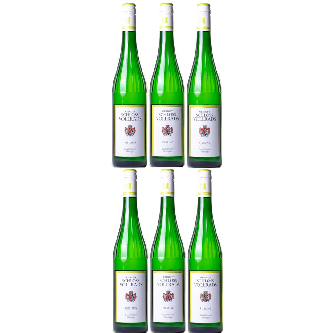 Schloss Vollrads Wgt. Riesling fruchtig VDP. GUTSWEIN fruchtig Weißwein Bio Deutschland (6 x 0,75l) - Versanel - 