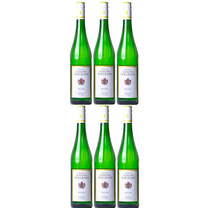 Schloss Vollrads Wgt. Riesling fruchtig VDP. GUTSWEIN fruchtig Weißwein Bio Deutschland (6 x 0,75l) - Versanel - 