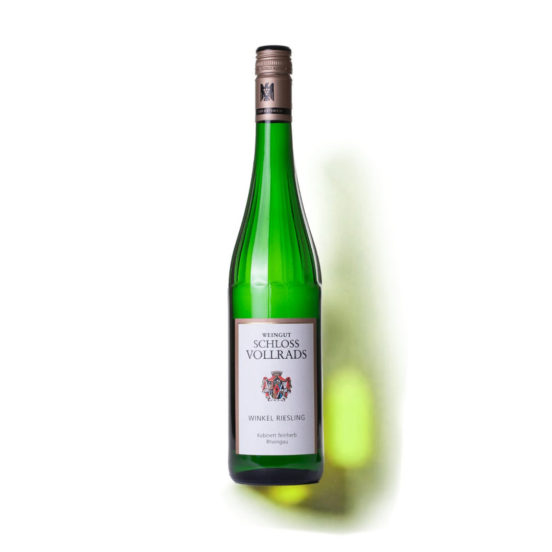 Schloss Vollrads Winkel Riesling Kabinett feinherb VDP. ORTSWEIN feinherb Weißwein Bio Deutschland (6 x 0,75l) - Versanel - 