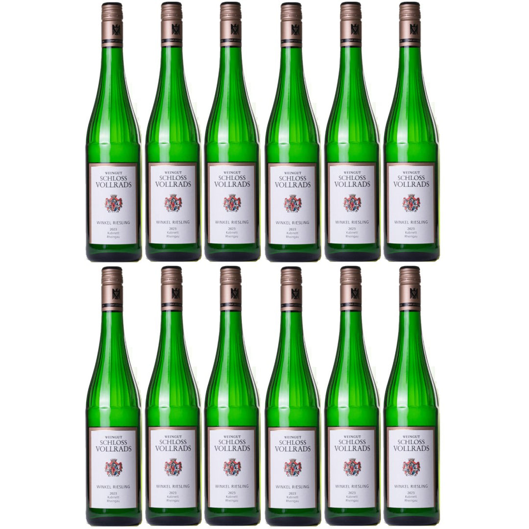 Schloss Vollrads Winkel Riesling Kabinett fruchtig - süß VDP. ORTSWEIN fruchtig - süß Weißwein Bio Deutschland (12 x 0,75l) - Versanel - 