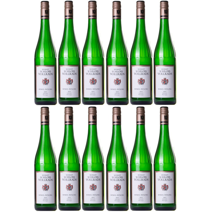 Schloss Vollrads Winkel Riesling Kabinett fruchtig - süß VDP. ORTSWEIN fruchtig - süß Weißwein Bio Deutschland (12 x 0,75l) - Versanel - 