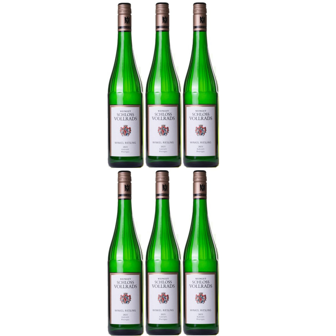 Schloss Vollrads Winkel Riesling Kabinett fruchtig - süß VDP. ORTSWEIN fruchtig - süß Weißwein Bio Deutschland (6 x 0,75l) - Versanel - 