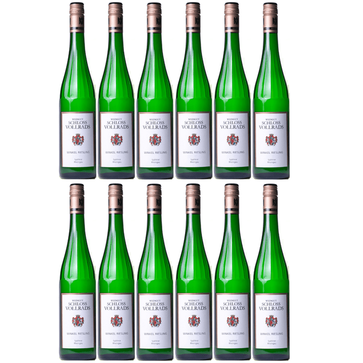 Schloss Vollrads Winkel Riesling Kabinett Spätlese VDP. Ortswein spätlese Weißwein Bio Deutschland (12 x 0,75l) - Versanel - 